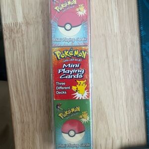 1999 Pokemon Colorful Mini Card Decks